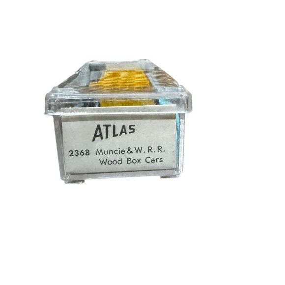 N SCALE ATLAS 2368 MUNCIE S WESTERN RR WOOD BOX CAR - Picture 7 of 7